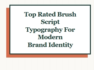 Top Rated Brush Script Fonts for Modern Brand Identity